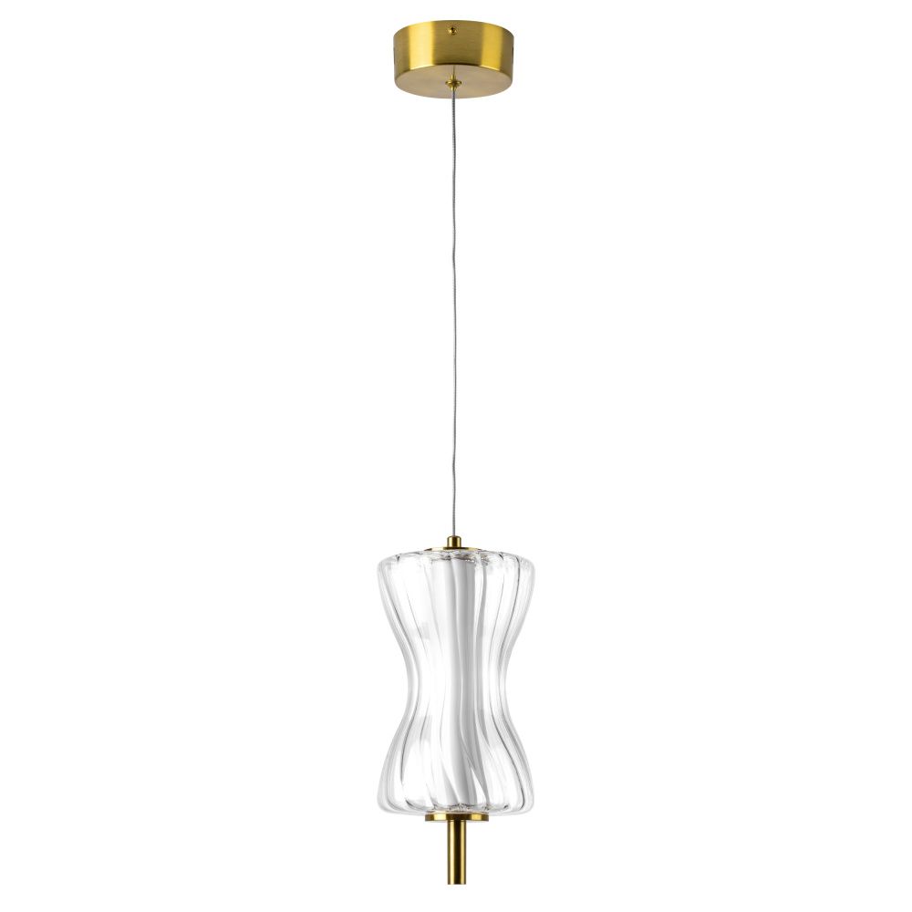 Подвес *13*28-153 см, LED*6W, 3000K, Lightstar Botto 800013, Латунь