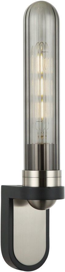 Светильник настенный 43 см, Stilfort 2200/11/01W, никель-черный