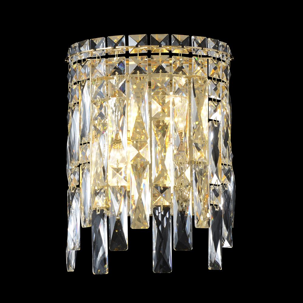 Бра 22**29- см, 2*E14*40W, Crystal Lux Abril ABRIL AP2 GOLD, Золото