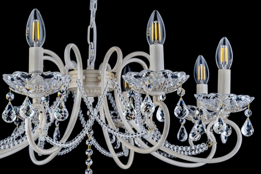 Люстра *72*35 см, 8*E14*40W, Arti Lampadari Patricia Patricia E 1.1.8.600 CG, Кремовый