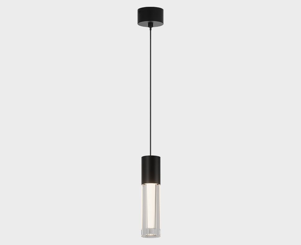 Подвесной светильник 6 см, 6W, 3000K, Italline IT014-0204 black, черный