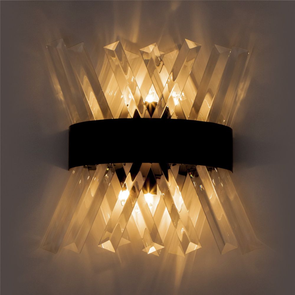 Бра 29*12*29 см, G9 2xG9W, Черный MODELUX ML.506.02 BK