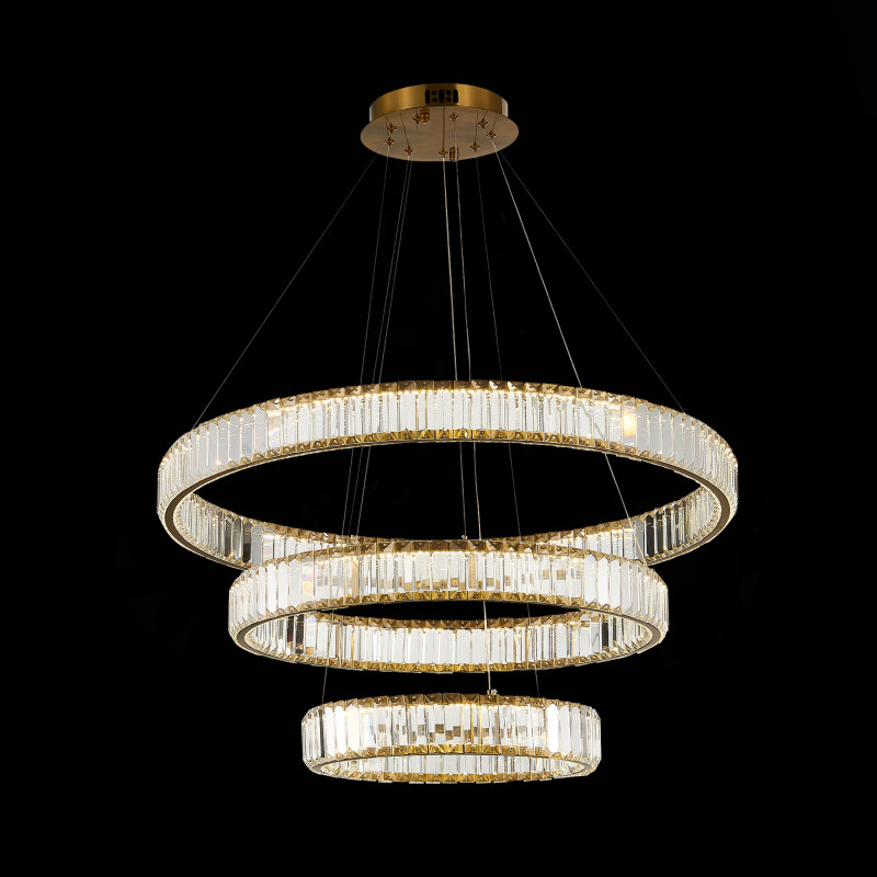 Люстра подвесная 82 см, 122W 4000K ST LUCE TIVOLI SL1622.303.03 Латунь