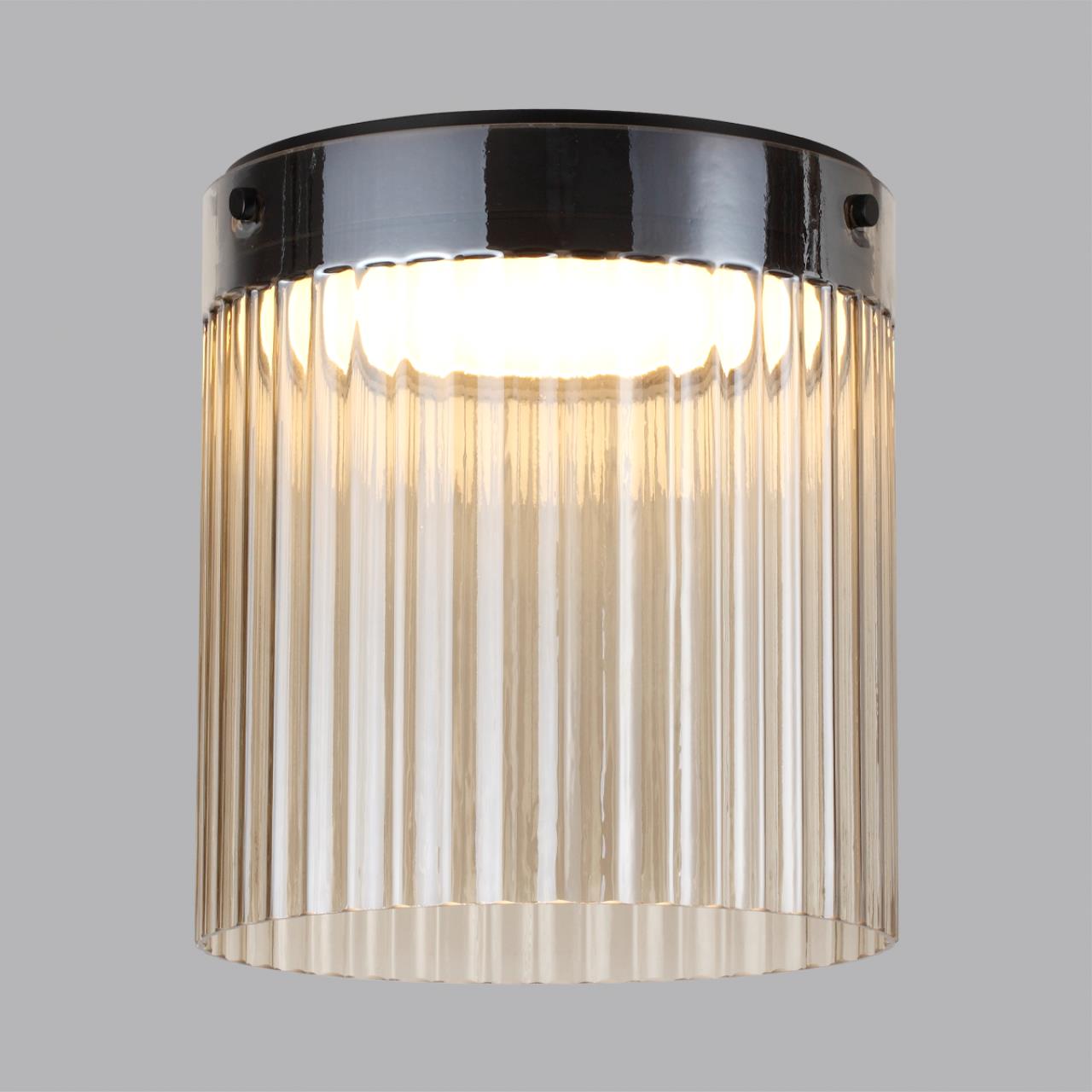 Потолочный светильник 23,5*23,5*25,8 см,  LED*W, 4000 К, Odeon Light Pillari, черный 5047/20LC