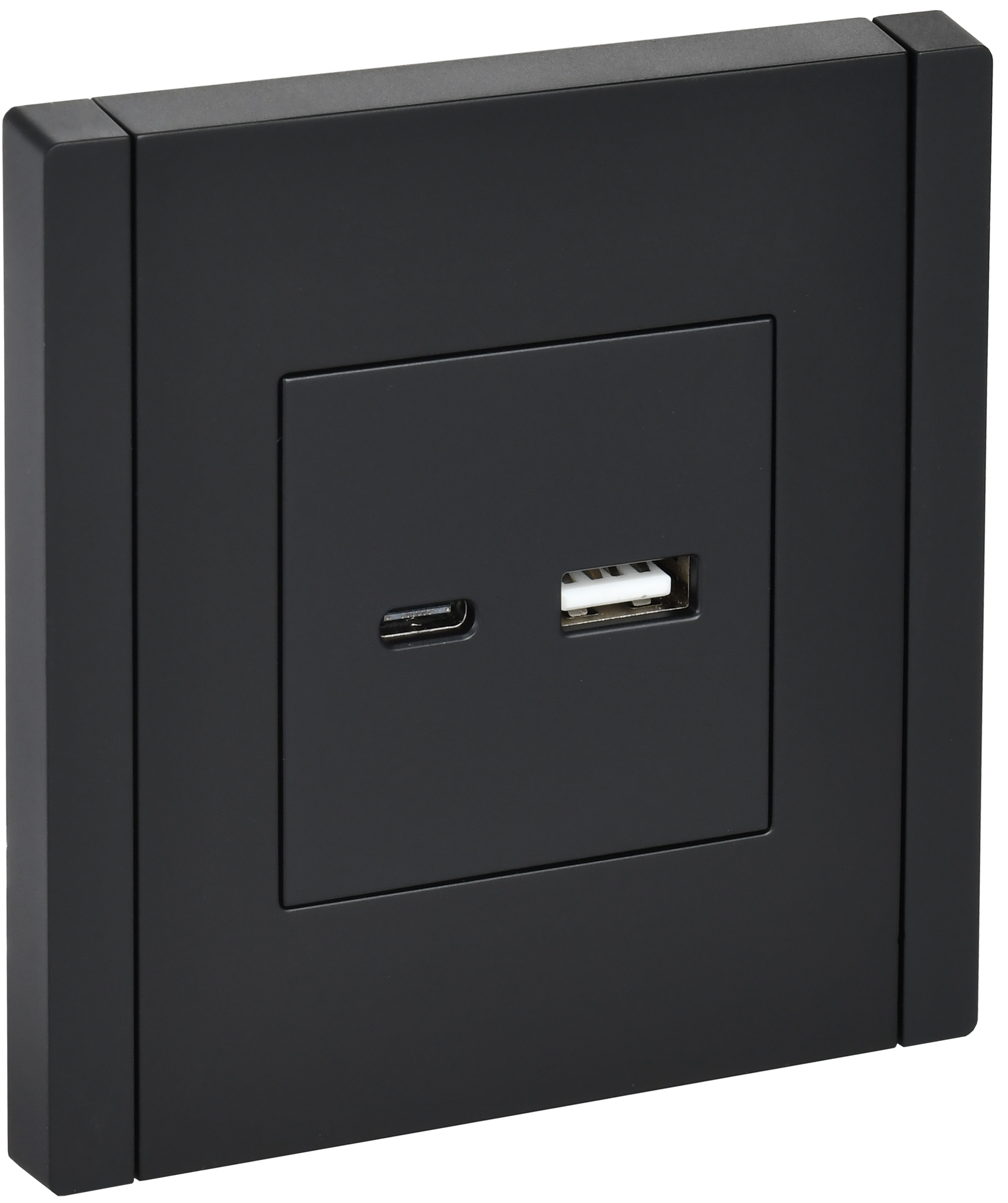 Розетка USB A+C 3,1А FP150 черный  IEK FORTE&PIANO, FP-U22-D31-K02
