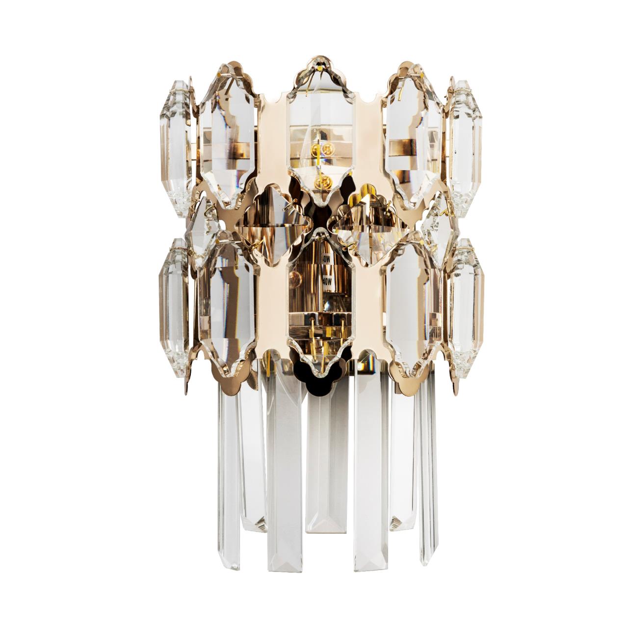 Настенный светильник 17*12*0,0000 см, Е14 2x40ВтW, Золото MODELUX ML.9710.02