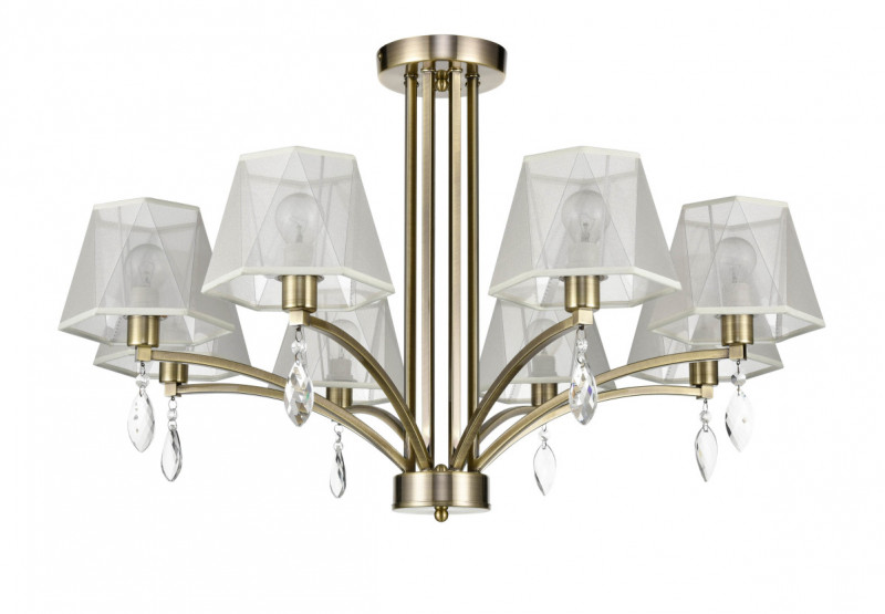 Потолочная люстра  78*50 см, 8*E14 античная бронза Vele Luce Sinfonia VL4184L08