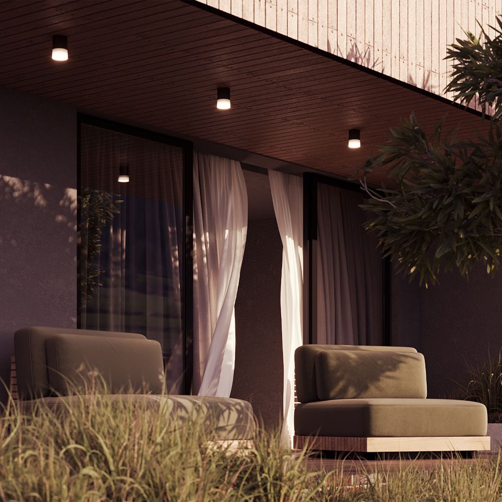 Светильник Outdoor O499CL-L10B3K **-13,1 см, *LED*10W, 3000K, Outdoor Ember O499CL-L10B3K, Черный