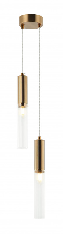 Светильник 15*60*53/150 см, 2*E14 40W Бронза Stilfort Satori 2161/05/02WP