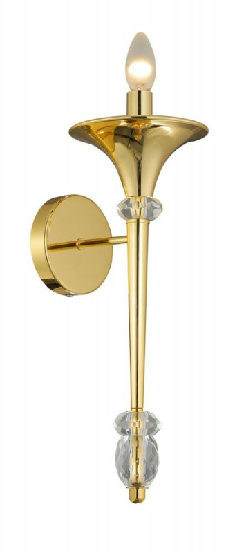Бра 12*20 см, Crystal Lux MIRACLE AP1 GOLD Золотой