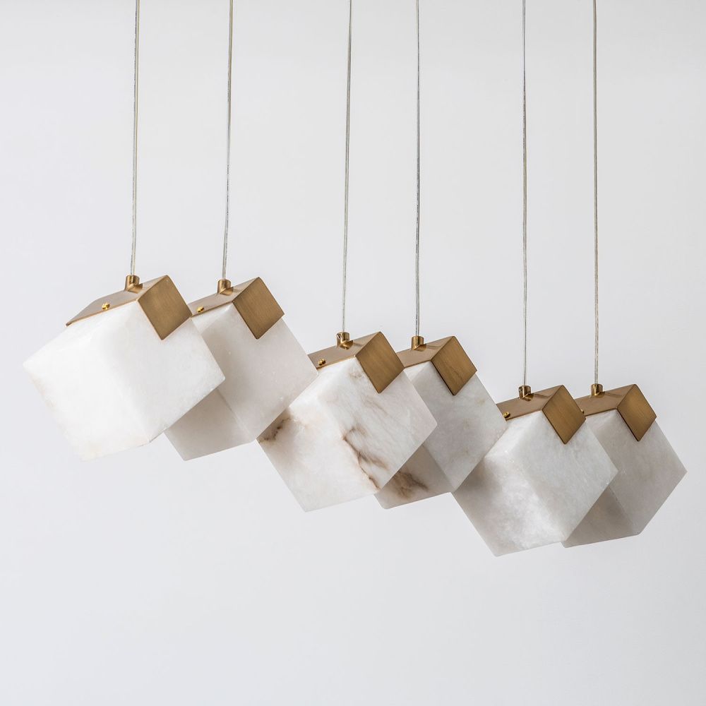 Подвесной светильник 70*10*40/100 см, 6xG9 MODESTYLE MS.160.700 BS латунь