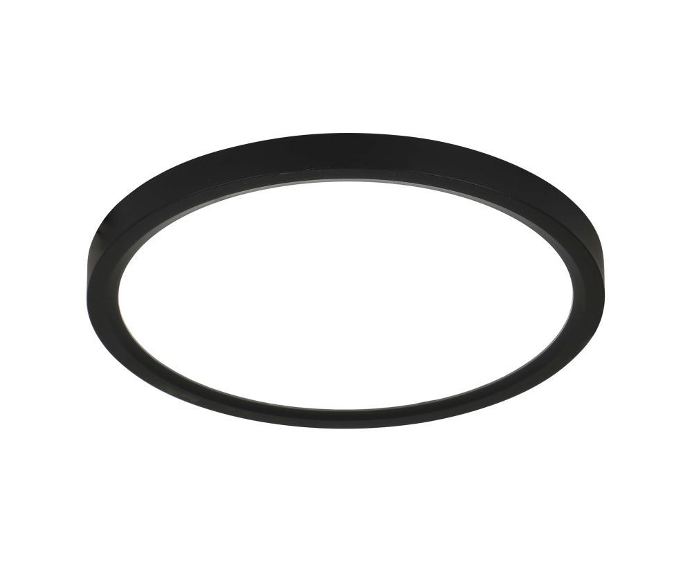 Светильник Ø230 x H50, мм, 20W 4200K, BLACK (Черный) Rilon 25920/230 BLACK