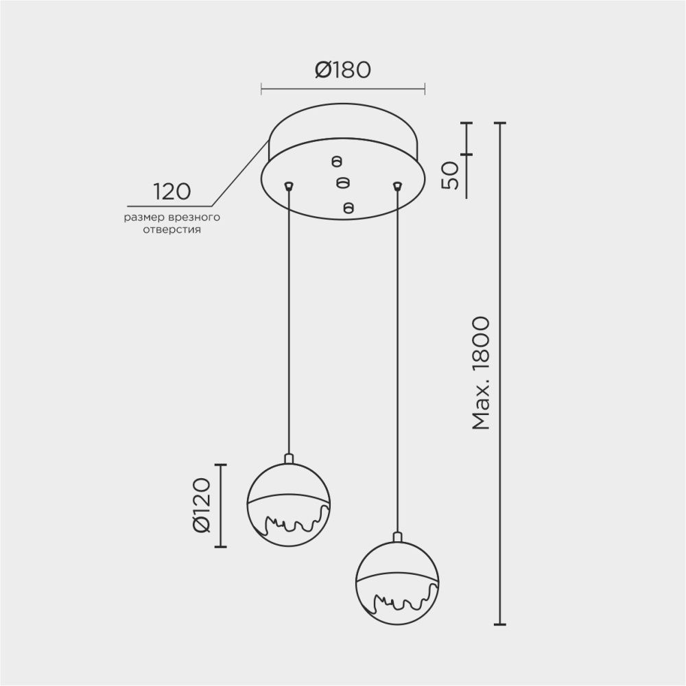 Светильник *20* см, LED*13W, 3000-6000K, Modestyle  MS.2345.2 GD, Золото