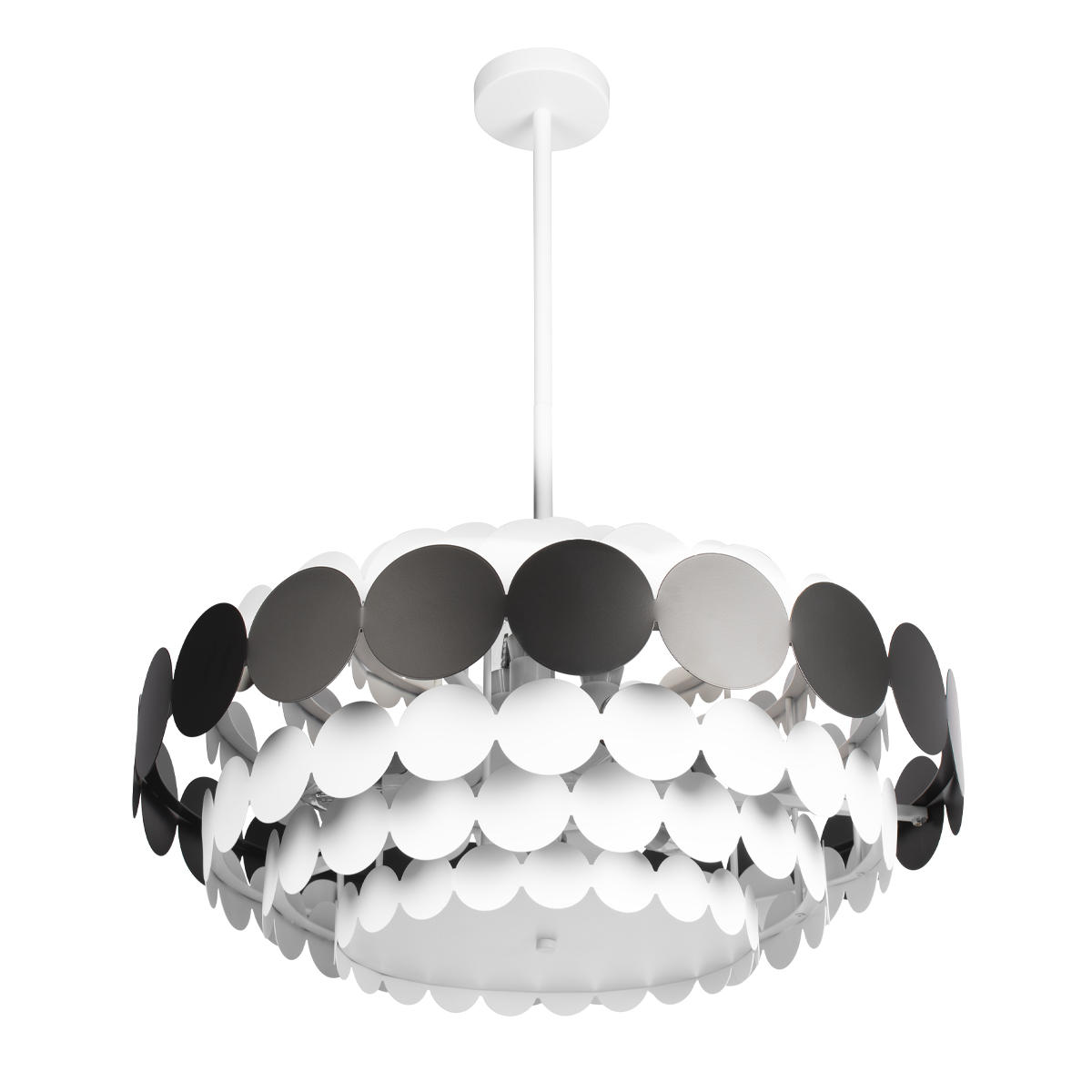Подвесной светильник 62*28 см, 9*E14*40W LOFT IT Juicy 10310/S Black черный, белый