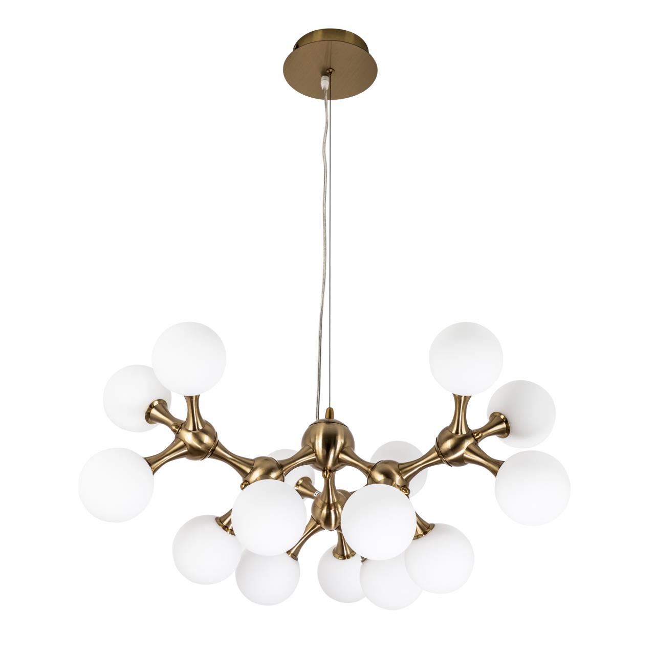Подвесной светильник 60*60*140 см, G9 15xG9W, Латунь MODESTYLE MS.6116.15