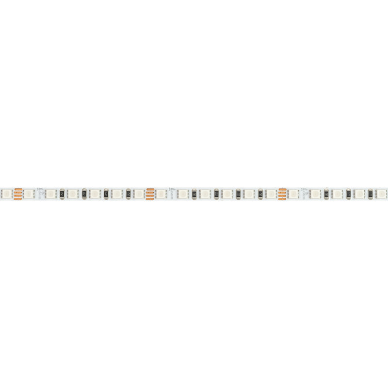 Лента RT-G120-5mm 24V RGB (7.5 W/m, IP20, 3838, 5m) (Arlight, узкая) 036216. Цена указана за 5 метров. Продается кратно 5 метрам.