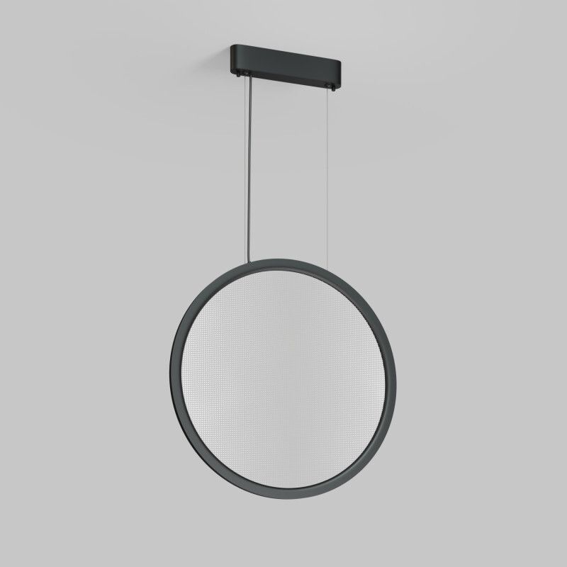 Подвесной светильник 60 см, 35W, 3000-6000K, Denkirs VEIL DK6607-BK, черный