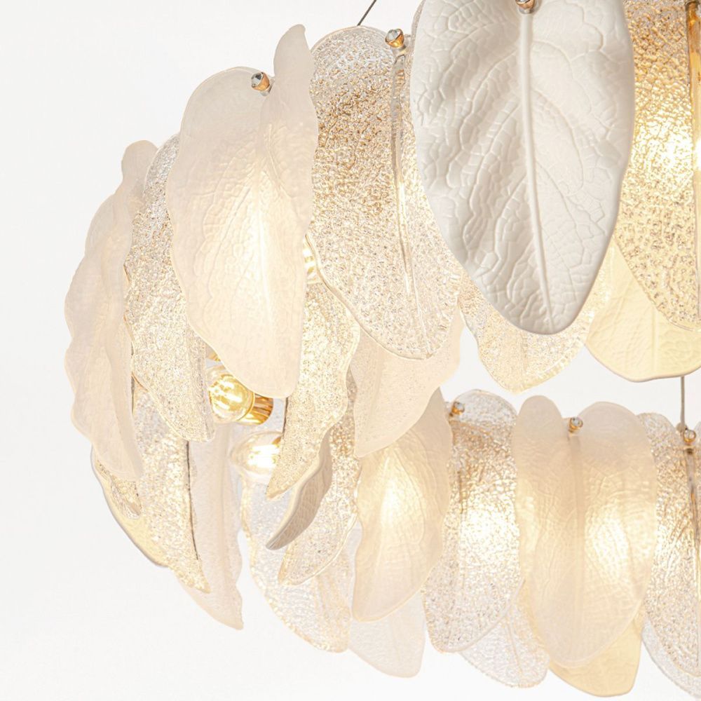 Подвесная люстра 80 см, Modelux ML.9530.800 CP, шампань