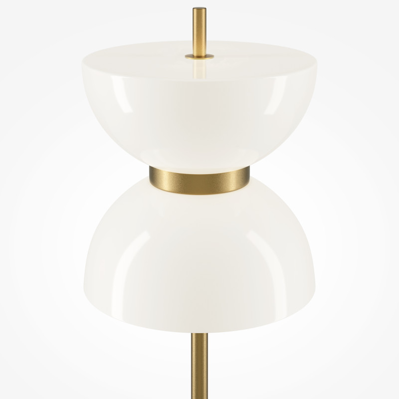 Торшер 22*145 см, LED*11W, 3000 К, Kyoto MOD178FL-L11G3K Maytoni, Золото и серый