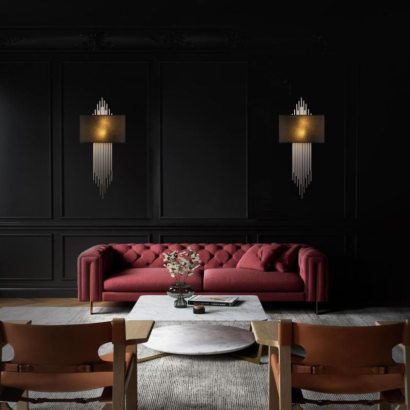 Светильник 95 см, Loft It Elegio 10107 Silver black, серебро