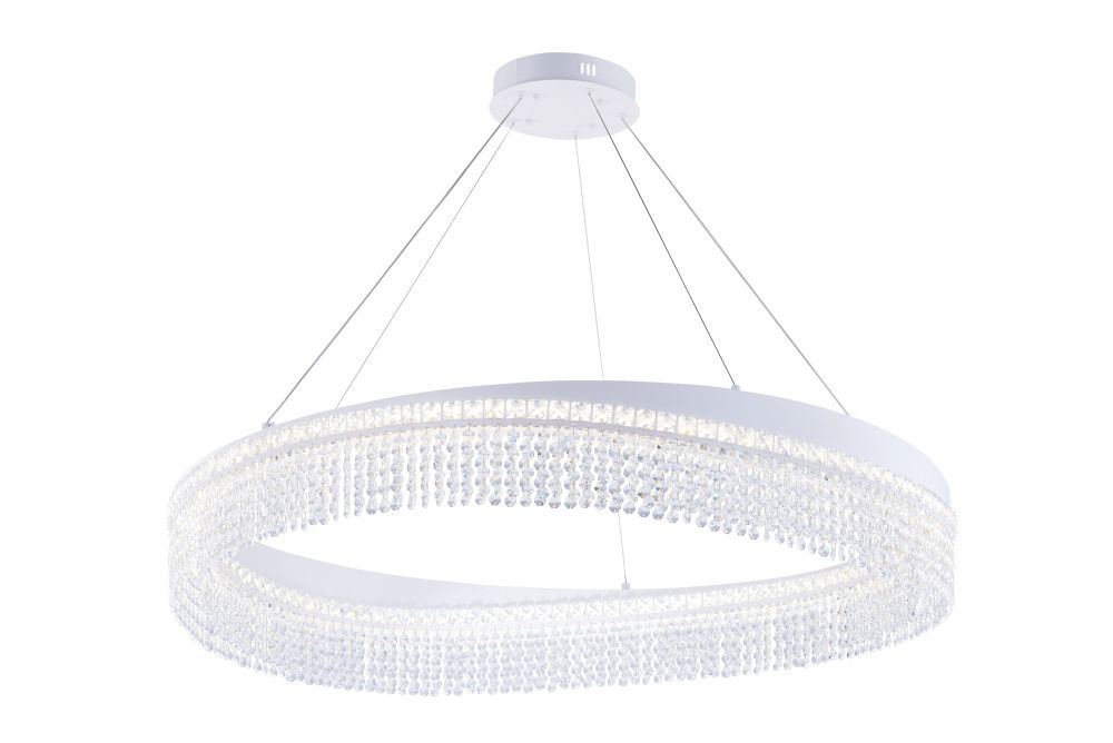 P7027/D1000 WH Люстра (RL) 214W 3000-6000K*LED, Ø1000 x H170 (1370), Rilon WH (БЕЛЫЙ)