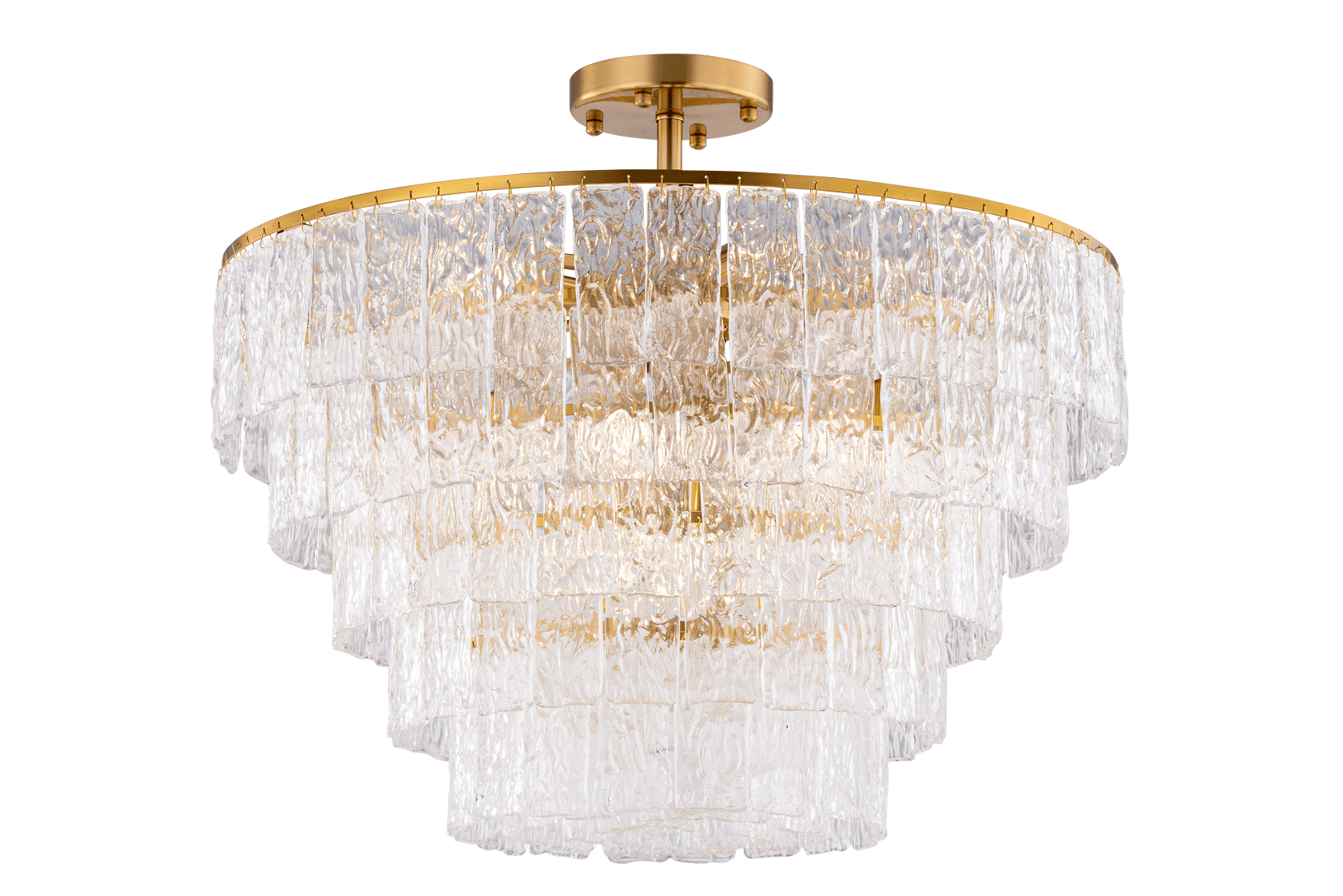 Люстра 650*520, 15*E14, 40W NewRgy Cristallo 5011/15 LT BRASS+CLEAR LIGHT, BRASS+CLEAR LIGHT