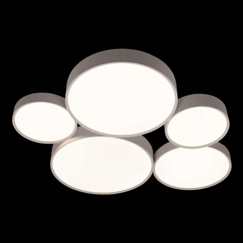 Потолочный светильник 90*10,6 см, 5*LED 4000K белый Loft It Drum 10218 White