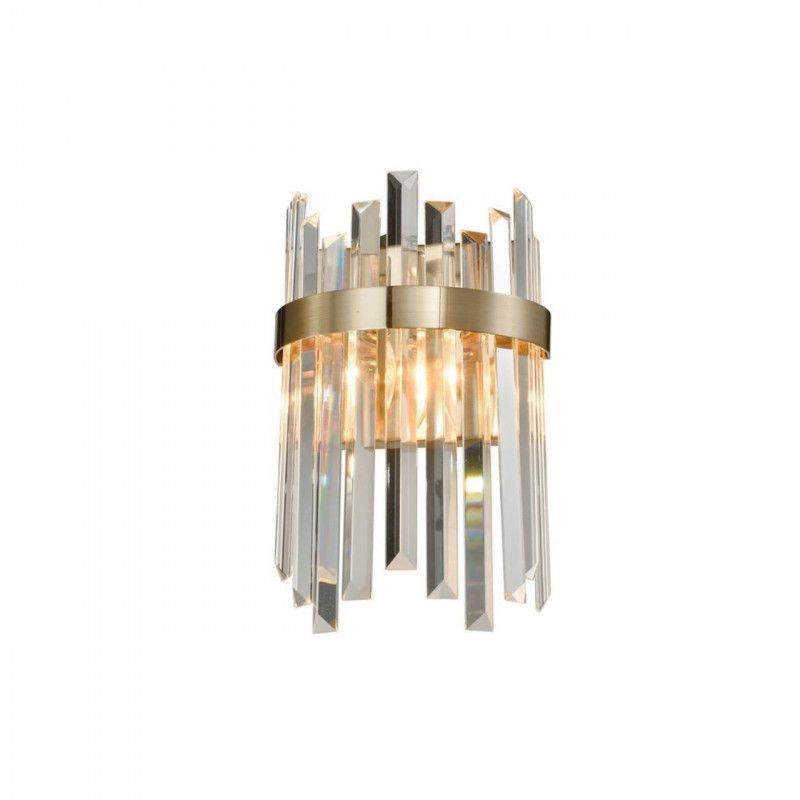 Бра 14*20*33 см, 1*E14, 40W, Aployt Melisa APL.747.01.01, латунный