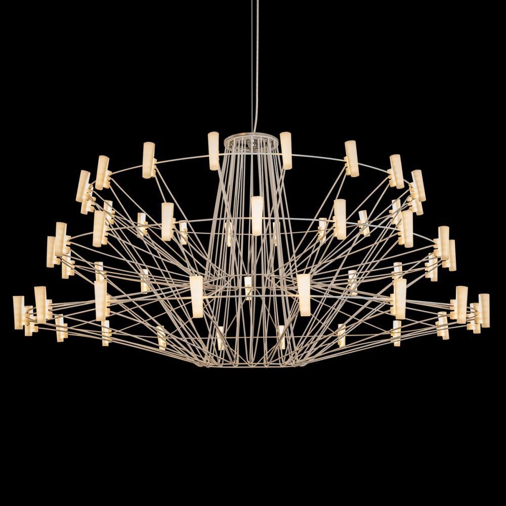 Подвесная люстра 100 см, 44W, 3000K, LOFT IT Coppelia 10476 White, белый
