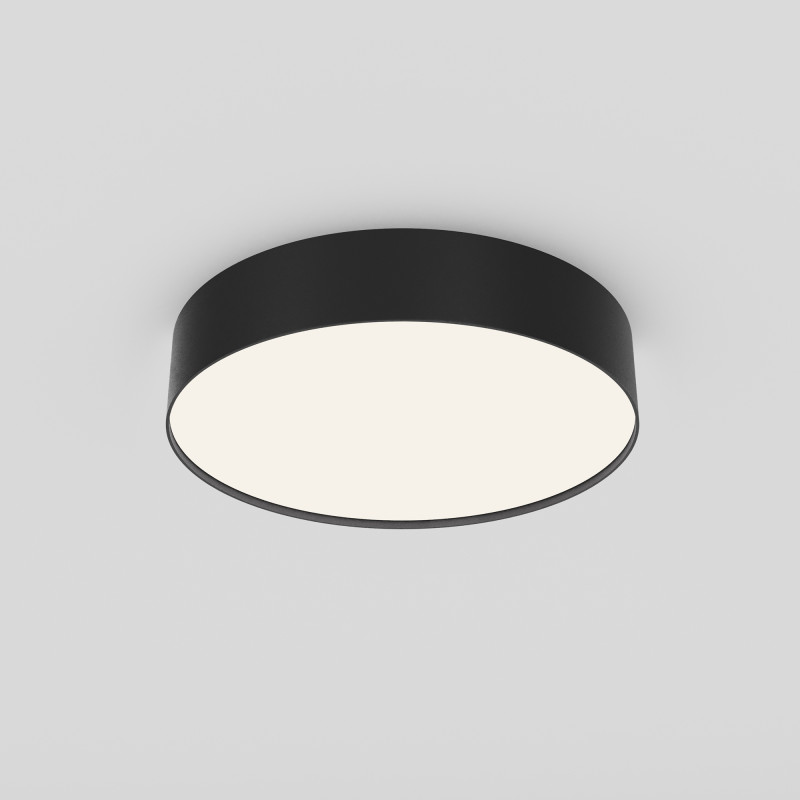 Светильник 30 см, 36W, 4000K, Maytoni Zon C032CL-36W4K-RD-B, черный