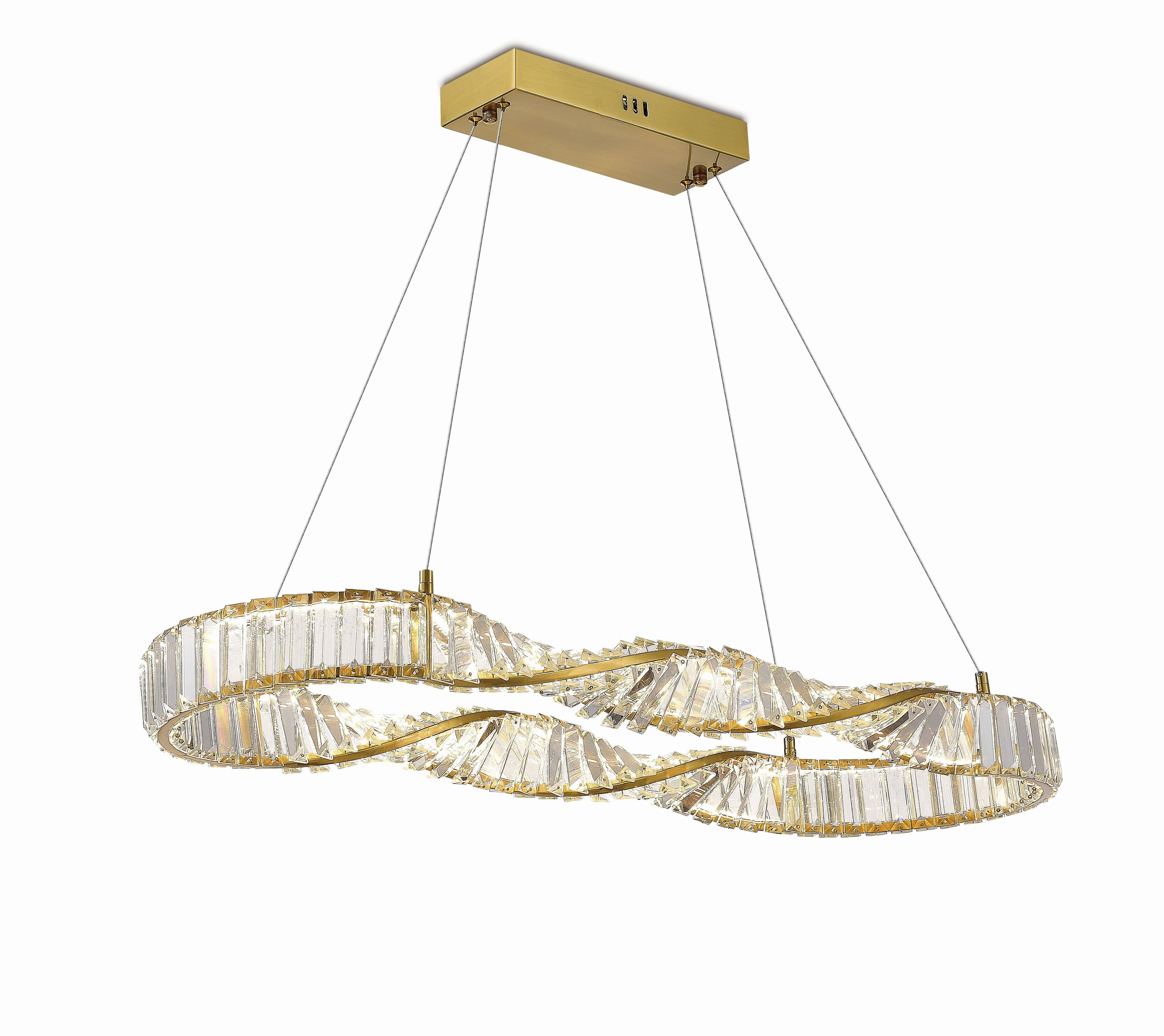 Люстра 1000*300*1200, LED, 70W 4000K NewRgy LED D2057-DW-T100 BRASS, Бронза