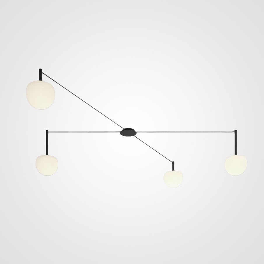 Потолочный светильник RANGEL L4 150*150*32 см, 4*G9*40W, ImperiumLoft RANGEL01, Чёрный