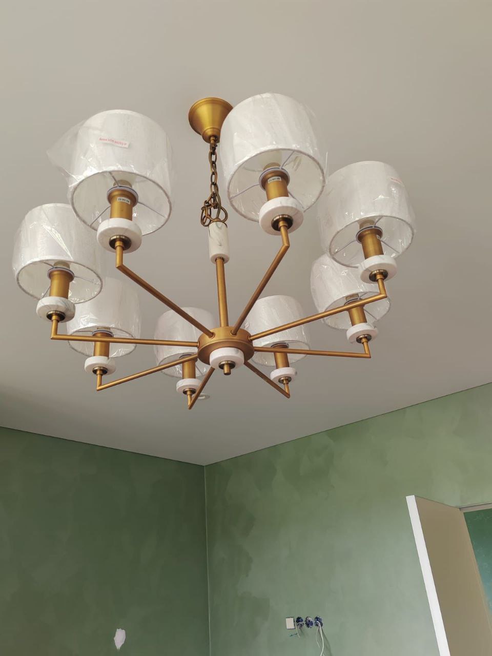 Люстра F-Promo Marbella 2347-8P, D720*H610/870, латунь