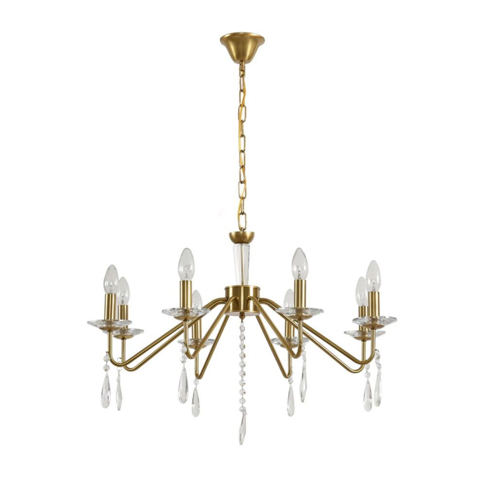 Люстра *72*50-89,5 см, 8*E14*40W, Lumion Suana LUM8319/8, золотой