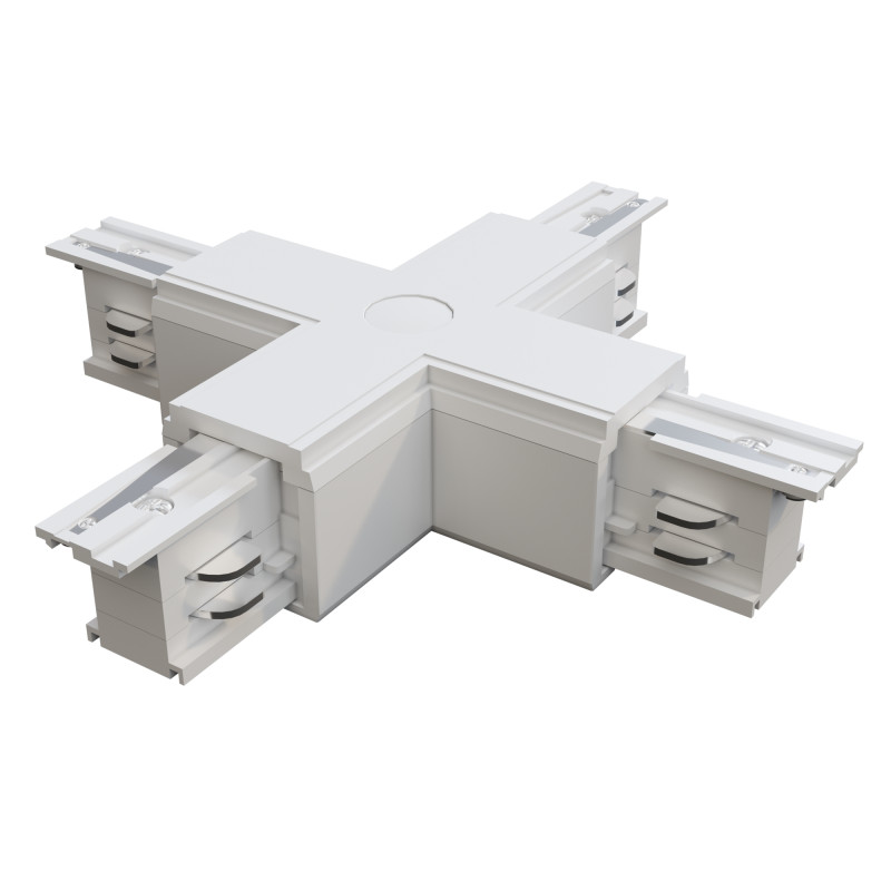 Комплектующие для накладной трековой системы Maytoni Technical Three phase track system Trinity TRA005CX-31W белыйIP 20