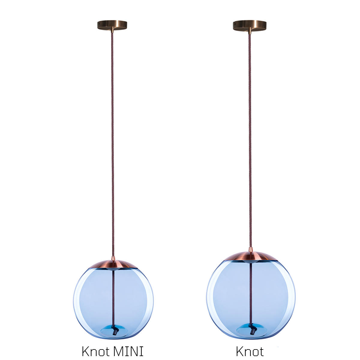 Подвесной светильник 20*20 см, 1*LED*5W LOFT IT Knot 8133-B mini медный
