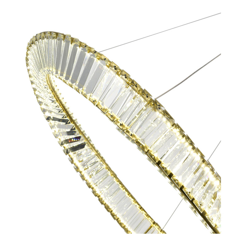Светильник подвесной 80*200 см, LED*1*45W, 4000K, St Luce Ritorto SL6204.311.01, Латунь