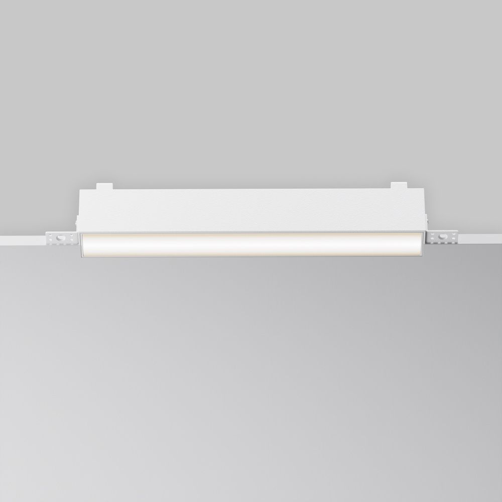 Встраиваемый светильник  DL066-20W3-6K-TRS-W 30,3*2,95*-6 см, *LED*20W, 6000K, Maytoni technical Basis DL066-20W3-6K-TRS-W, Белый