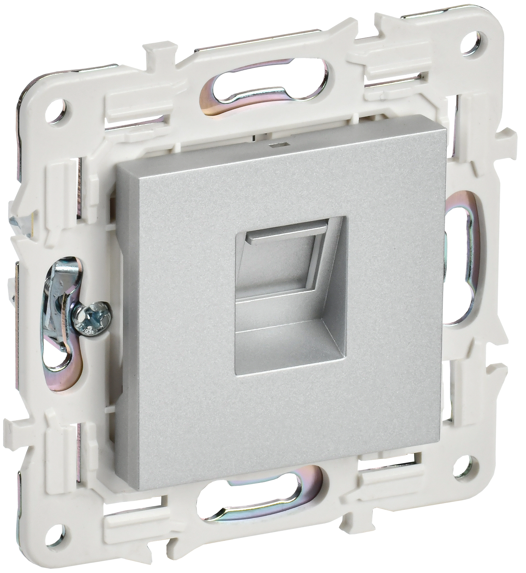 SKANDY Розетка комп. RJ45 кат.5E SK-K01S сереб. IEK, SK-K10-1-K23