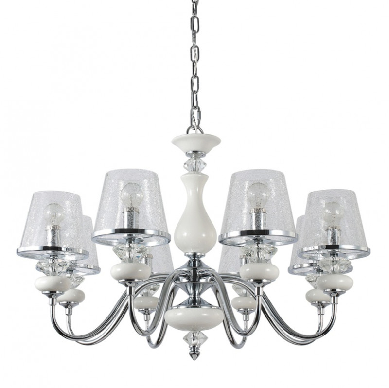 Люстра 79 см, Crystal Lux BETIS SP-PL8 Хром