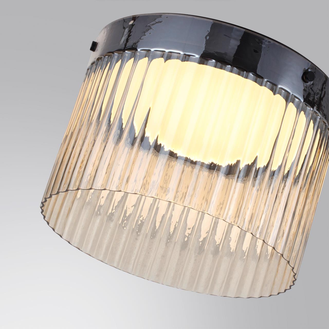 Потолочный светильник 28*28*20,8 см,  LED*W, 4000 К, Odeon Light Pillari, черный 5047/24LC