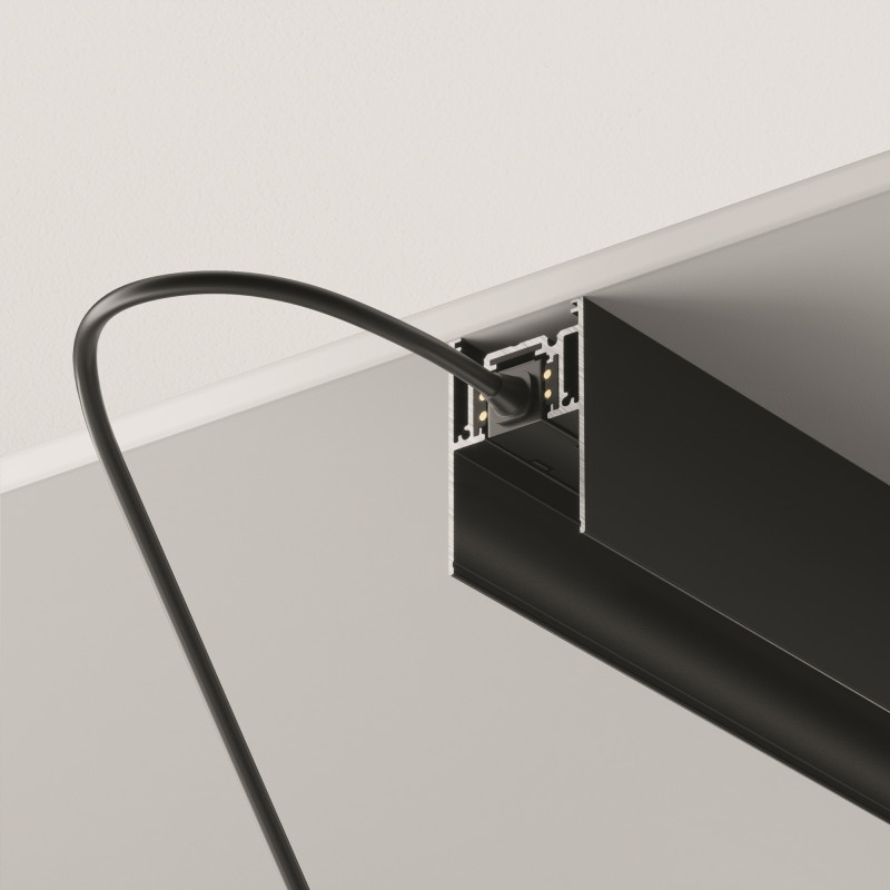 Шинопровод 200 см накладной/подвесной Maytoni Technical Magnetic track system S35 TRX004-212B черныйIP 20