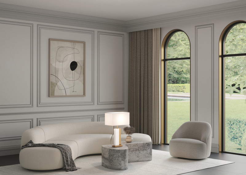Настольная лампа 68 см, Maytoni Z031TL-01BS, латунь