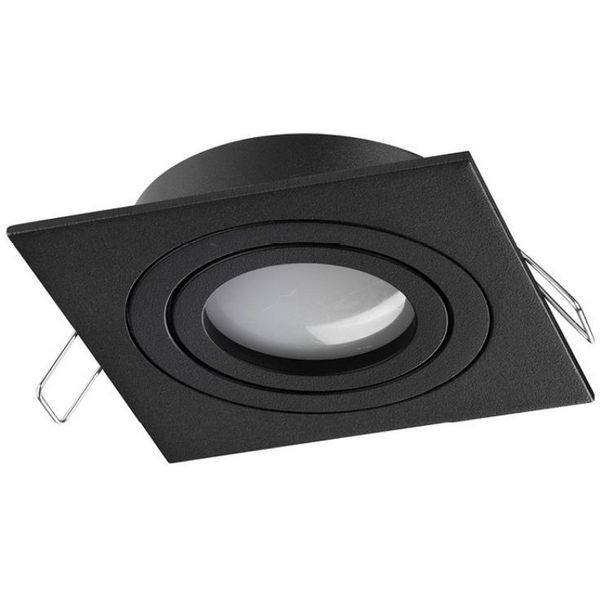 Светильник встраиваемый поворотный 9 см, Novotech Morus 371020, черный