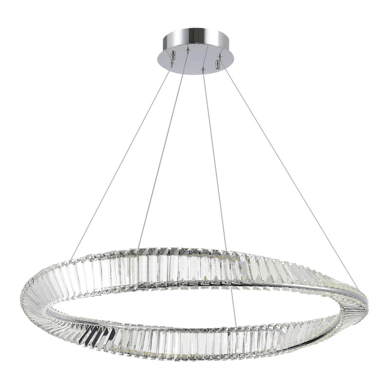 Светильник подвесной 100*200 см, LED*1*58W, 4000K, St Luce Ritorto SL6204.121.01, Хром