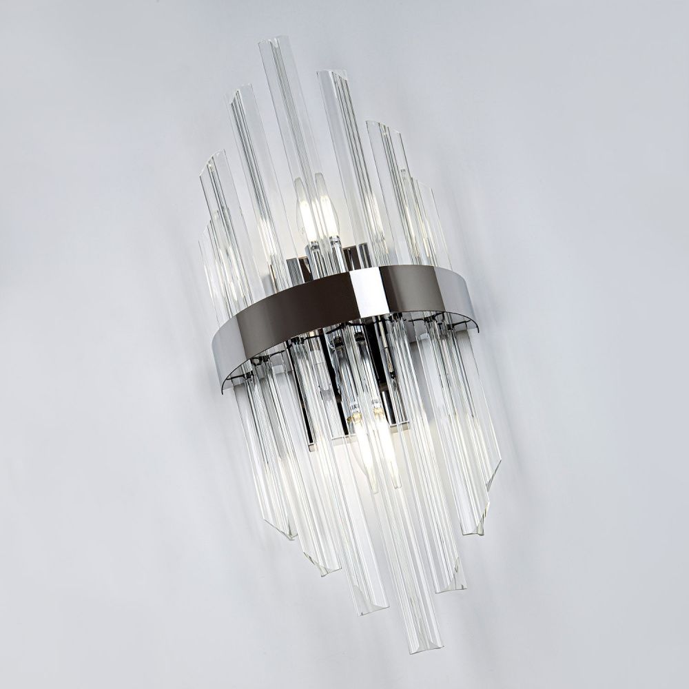 Бра 22*13*52 см, Е14 2x40W, Хром MODELUX ML.505.02 CR