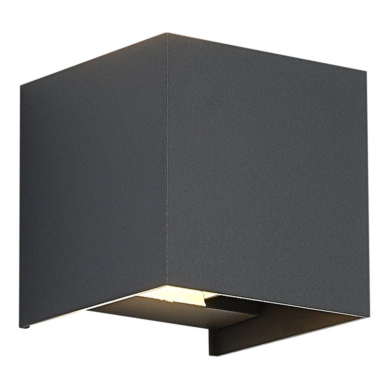 Светильник настенный 10*10*10 см, *LED*10W, 3000K, ST-Luce BRIK SL9513.701.01, серый