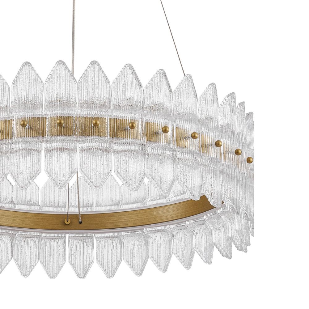 Люстра *51*70-120 см, *LED*38W, 3000K, Favourite Mirabella 4754-5P, латунь