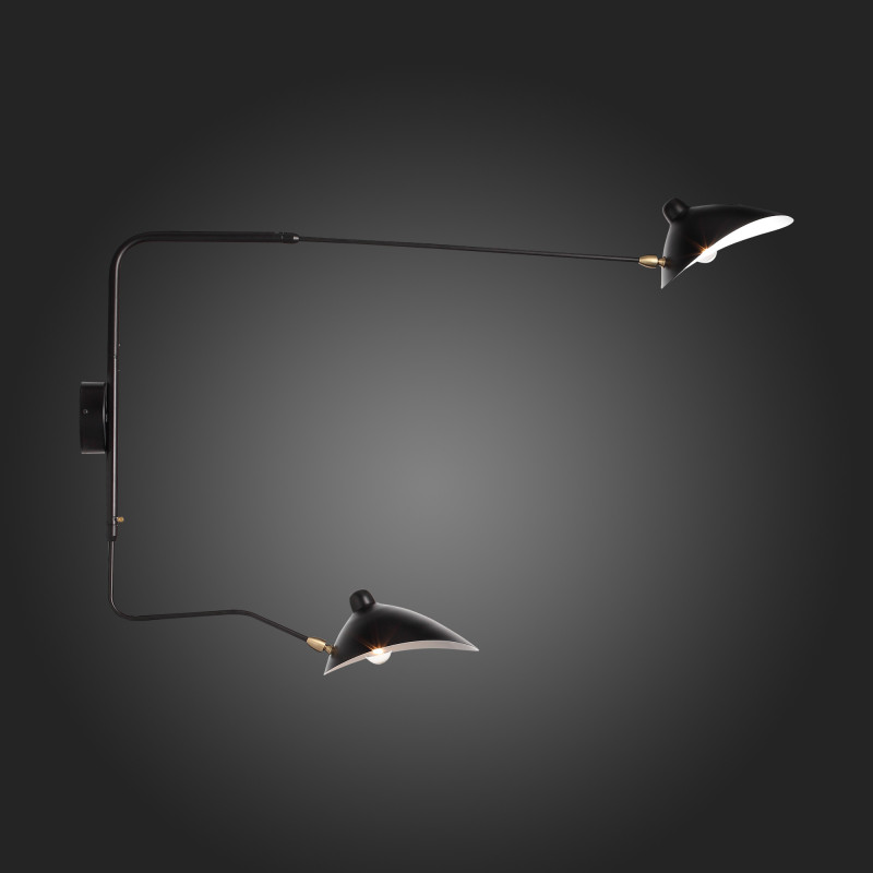 Светильник настенный 18 см, ST LUCE SPRUZZO SL305.401.02 Черный