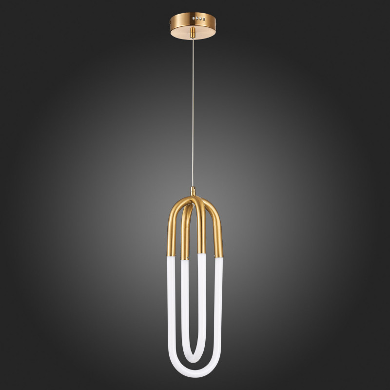 Подвес 14 см, 28W 3000K ST LUCE MOFISTO SL1579.303.02 Латунь